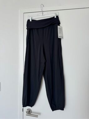 lululemon athletica Black Align Foldover Harem Jogger